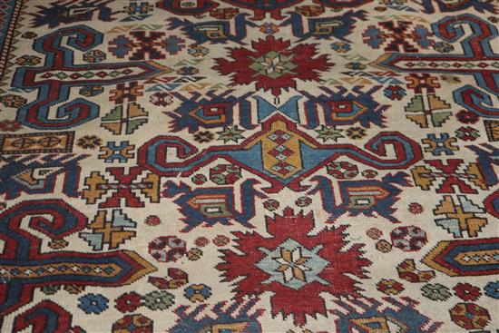 A Shirvan ivory ground rug 130 x 180cm